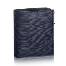 Louis Vuitton Smart Wallet M64008 Epi Cuir Bleu Marine