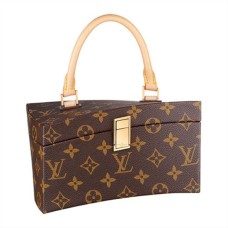 Louis Vuitton M40275 Twisted Box By Rei Frank Gehry Tote Bag Monogram Canvas