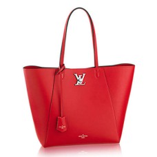 Louis Vuitton M42290 Lockme Cabas Shoulder Bag Taurillon Leather