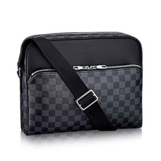 Louis Vuitton N41409 Dayton Reporter MM Messenger Bag Damier Graphite Canvas