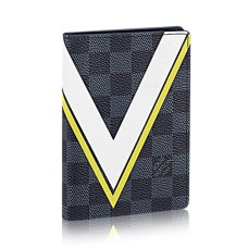 Louis Vuitton N60101 Passeport Cover Damier Cobalt Canvas