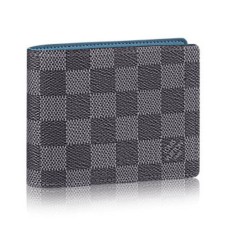 Louis Vuitton N63294 Multiple Wallet Damier Toile Graphite